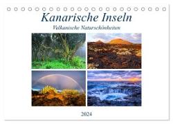Kanarische Inseln - Vulkanische Naturschönheiten (Tischkalender 2024 DIN A5 quer), CALVENDO Monatskalender