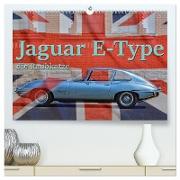 Jaguar E-Type - Die Raubkatze (hochwertiger Premium Wandkalender 2024 DIN A2 quer), Kunstdruck in Hochglanz