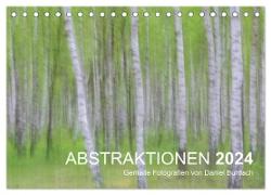 ABSTRAKTIONEN 2024 (Tischkalender 2024 DIN A5 quer), CALVENDO Monatskalender