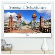 Sommer in Schwetzingen von Karin Vahlberg Ruf und Petrus Bodenstaff (hochwertiger Premium Wandkalender 2024 DIN A2 quer), Kunstdruck in Hochglanz
