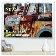 Memories of American Cars (hochwertiger Premium Wandkalender 2024 DIN A2 quer), Kunstdruck in Hochglanz