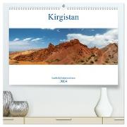 Kirgistan - Landschaftsimpressionen (hochwertiger Premium Wandkalender 2024 DIN A2 quer), Kunstdruck in Hochglanz