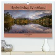Herbstliches Schottland (hochwertiger Premium Wandkalender 2024 DIN A2 quer), Kunstdruck in Hochglanz