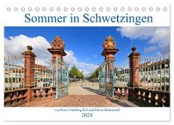 Sommer in Schwetzingen von Karin Vahlberg Ruf und Petrus Bodenstaff (Tischkalender 2024 DIN A5 quer), CALVENDO Monatskalender
