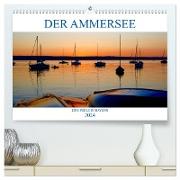 Der Ammersee (hochwertiger Premium Wandkalender 2024 DIN A2 quer), Kunstdruck in Hochglanz