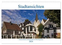 Stadtansichten, Gummersbach (Wandkalender 2024 DIN A2 quer), CALVENDO Monatskalender