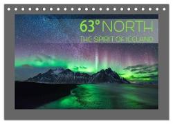 63° North - The spirit of Iceland (Tischkalender 2024 DIN A5 quer), CALVENDO Monatskalender