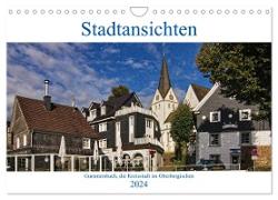 Stadtansichten, Gummersbach (Wandkalender 2024 DIN A4 quer), CALVENDO Monatskalender