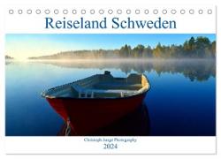Reiseland Schweden (Tischkalender 2024 DIN A5 quer), CALVENDO Monatskalender