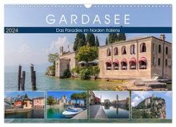 Gardasee, das Paradies im Norden Italiens (Wandkalender 2024 DIN A3 quer), CALVENDO Monatskalender