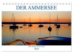 Der Ammersee (Tischkalender 2024 DIN A5 quer), CALVENDO Monatskalender
