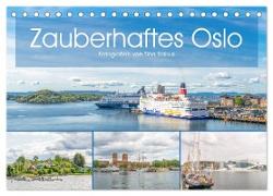 Zauberhaftes Oslo (Tischkalender 2024 DIN A5 quer), CALVENDO Monatskalender