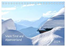 Mein Tirol und Alpenvorland (Tischkalender 2024 DIN A5 quer), CALVENDO Monatskalender