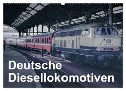 Deutsche Diesellokomotiven (Wandkalender 2024 DIN A2 quer), CALVENDO Monatskalender