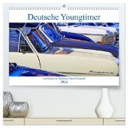 Deutsche Youngtimer vom Frankfurter Taxifahrer Petrus Bodenstaff (hochwertiger Premium Wandkalender 2024 DIN A2 quer), Kunstdruck in Hochglanz