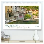 Valsolda. Malerische Dörfer am Luganer See (hochwertiger Premium Wandkalender 2024 DIN A2 quer), Kunstdruck in Hochglanz