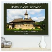 Klöster in der Bucovina (hochwertiger Premium Wandkalender 2024 DIN A2 quer), Kunstdruck in Hochglanz