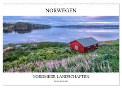 NORWEGEN - NORDMEER LANDSCHAFTEN (Wandkalender 2024 DIN A2 quer), CALVENDO Monatskalender