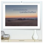 minimalistische Landschaften (hochwertiger Premium Wandkalender 2024 DIN A2 quer), Kunstdruck in Hochglanz