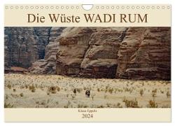 Die Wüste Wadi Rum (Wandkalender 2024 DIN A4 quer), CALVENDO Monatskalender