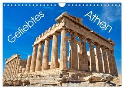 Geliebtes Athen (Wandkalender 2024 DIN A4 quer), CALVENDO Monatskalender