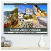 Sassnitz und die Kreideküste - Herbstimpressionen vom Hochuferweg Jasmund (hochwertiger Premium Wandkalender 2024 DIN A2 quer), Kunstdruck in Hochglanz