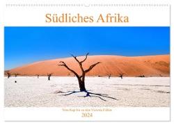 Südliches Afrika - Vom Kap bis zu den Victoria Fällen (Wandkalender 2024 DIN A2 quer), CALVENDO Monatskalender