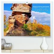 Trifels - Wanderung auf dem Annweilerer Burgenweg (hochwertiger Premium Wandkalender 2024 DIN A2 quer), Kunstdruck in Hochglanz