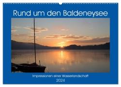 Rund um den Baldeneysee (Wandkalender 2024 DIN A2 quer), CALVENDO Monatskalender