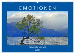 EMOTIONEN Reiseziele weltweit (Wandkalender 2024 DIN A2 quer), CALVENDO Monatskalender