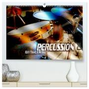 Percussion - Rhythmus im Blut (hochwertiger Premium Wandkalender 2024 DIN A2 quer), Kunstdruck in Hochglanz