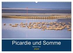 Picardie und Somme (Wandkalender 2024 DIN A2 quer), CALVENDO Monatskalender