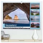 Neuseeland - Eine fotografische Rundreise von Nord nach Süd (hochwertiger Premium Wandkalender 2024 DIN A2 quer), Kunstdruck in Hochglanz