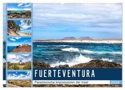 FUERTEVENTURA Paradiesische Impressionen der Insel (Wandkalender 2024 DIN A2 quer), CALVENDO Monatskalender