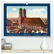 Lebendiges München von 1888 bis 1918 (hochwertiger Premium Wandkalender 2024 DIN A2 quer), Kunstdruck in Hochglanz