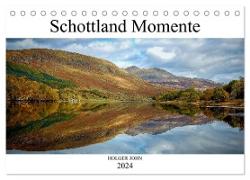 Schottland Momente (Tischkalender 2024 DIN A5 quer), CALVENDO Monatskalender