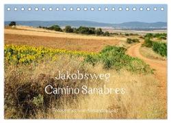 Jakobsweg - Camino Sanabres (Tischkalender 2024 DIN A5 quer), CALVENDO Monatskalender