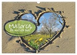 Mallorca, da will ich hin (Wandkalender 2024 DIN A3 quer), CALVENDO Monatskalender