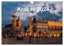 Krakau - die schönste Stadt Polens (Wandkalender 2024 DIN A4 quer), CALVENDO Monatskalender