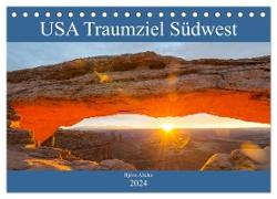 USA Traumziel Südwest (Tischkalender 2024 DIN A5 quer), CALVENDO Monatskalender