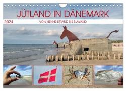 Jütland in Dänemark - Von Henne Strand bis Blavand (Wandkalender 2024 DIN A4 quer), CALVENDO Monatskalender