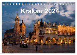 Krakau - die schönste Stadt Polens (Tischkalender 2024 DIN A5 quer), CALVENDO Monatskalender