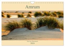 Amrum Insel am Wattenmeer (Wandkalender 2024 DIN A4 quer), CALVENDO Monatskalender