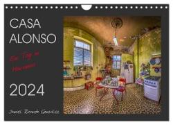 CASA ALONSO - Ein Tag in Havanna (Wandkalender 2024 DIN A4 quer), CALVENDO Monatskalender