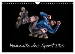 Momente des Sport (Wandkalender 2024 DIN A4 quer), CALVENDO Monatskalender