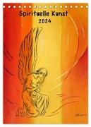 Spirituelle Kunst 2024 (Tischkalender 2024 DIN A5 hoch), CALVENDO Monatskalender