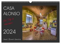 CASA ALONSO - Ein Tag in Havanna (Wandkalender 2024 DIN A3 quer), CALVENDO Monatskalender