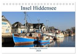 Insel Hiddensee - Stimmungen und Sehnsüchte (Tischkalender 2024 DIN A5 quer), CALVENDO Monatskalender