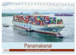 Panamakanal - Zwischen Atlantik und Pazifik (Tischkalender 2024 DIN A5 quer), CALVENDO Monatskalender