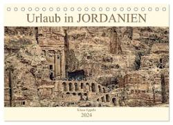 Urlaub in JORDANIEN (Tischkalender 2024 DIN A5 quer), CALVENDO Monatskalender